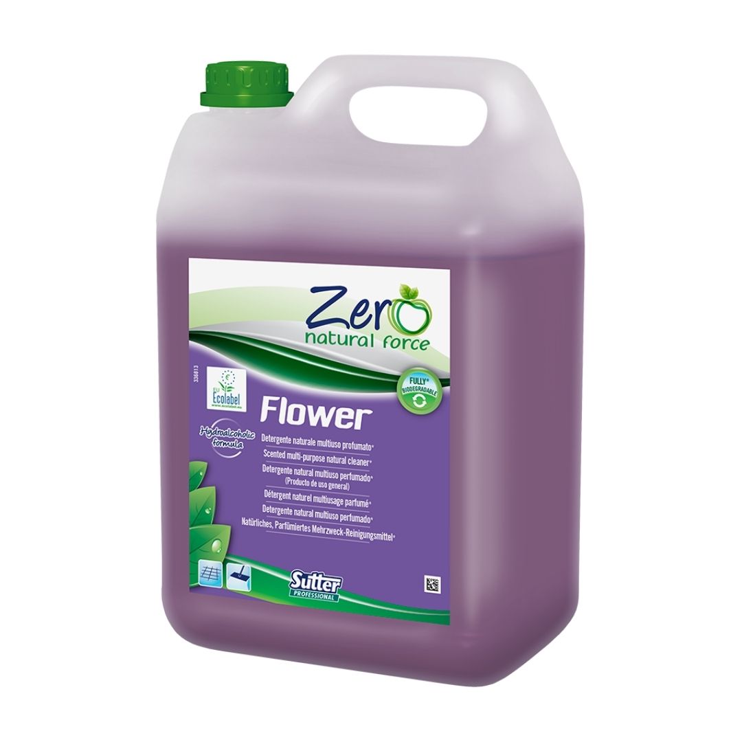 Sutter Flower - Detergente natural hidroalcoólico perfumado para superfícies duras