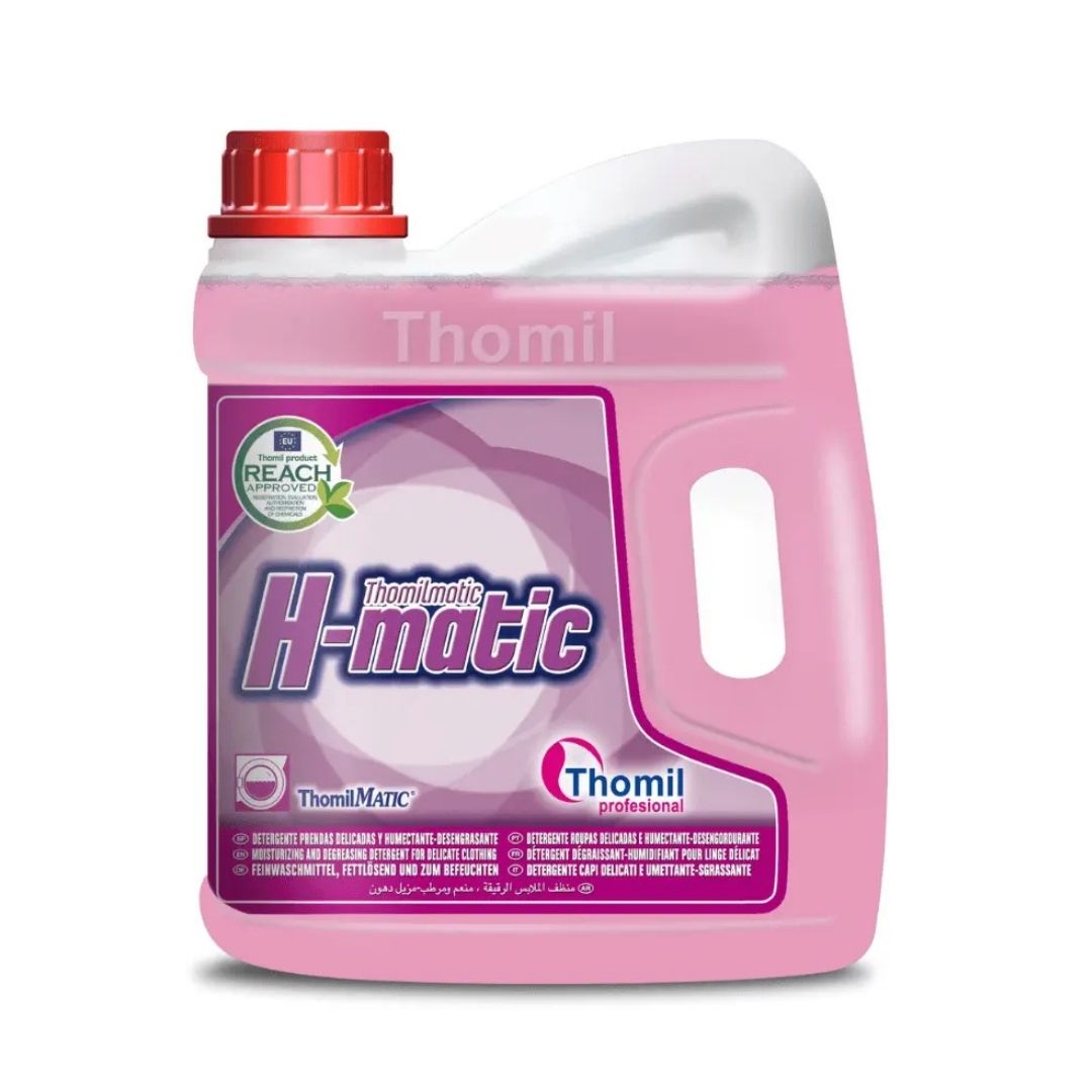 Thomil Matic H-MATIC – Detergente Líquido Neutro para Roupas Delicadas e Pré-Lavagem Têxtil