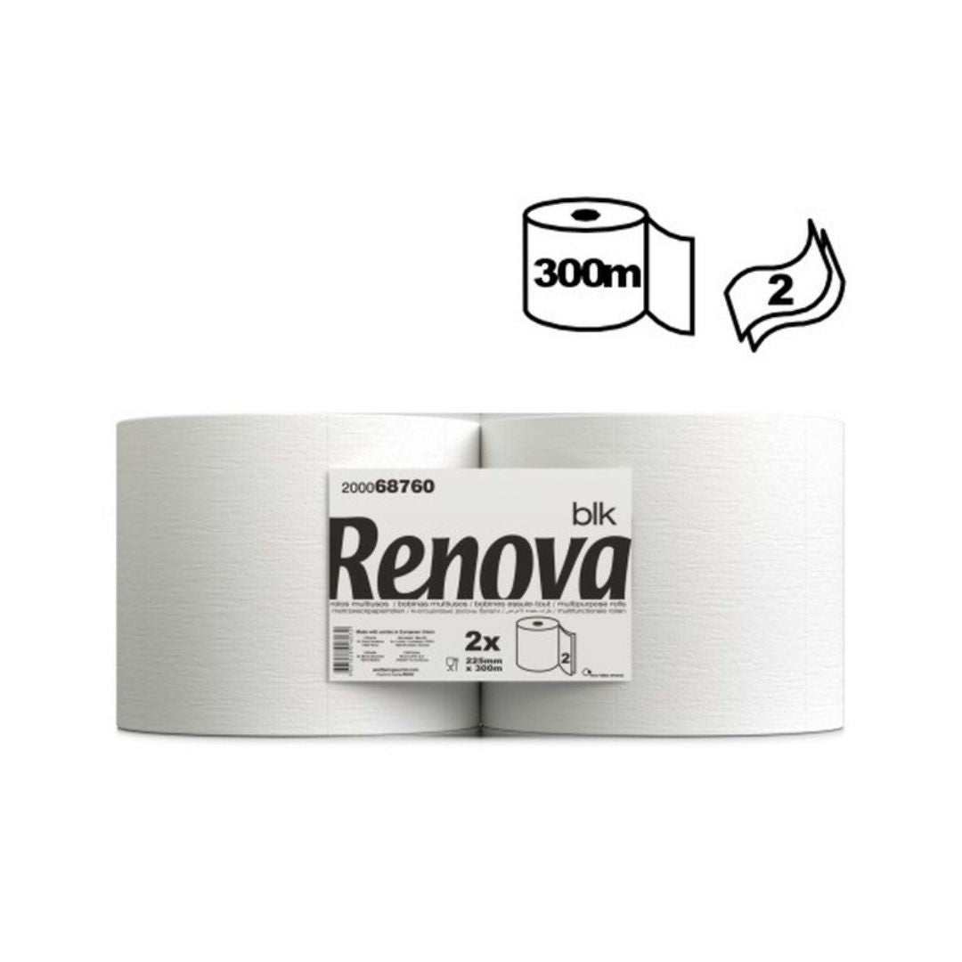Renova Rolo Industrial Multiusos BLK 300m