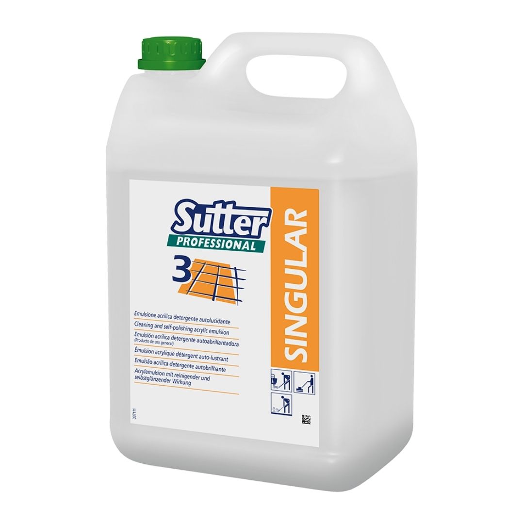 Sutter Singular - Emulsão acrílica detergente para proteção e manutenção de pavimentos porosos