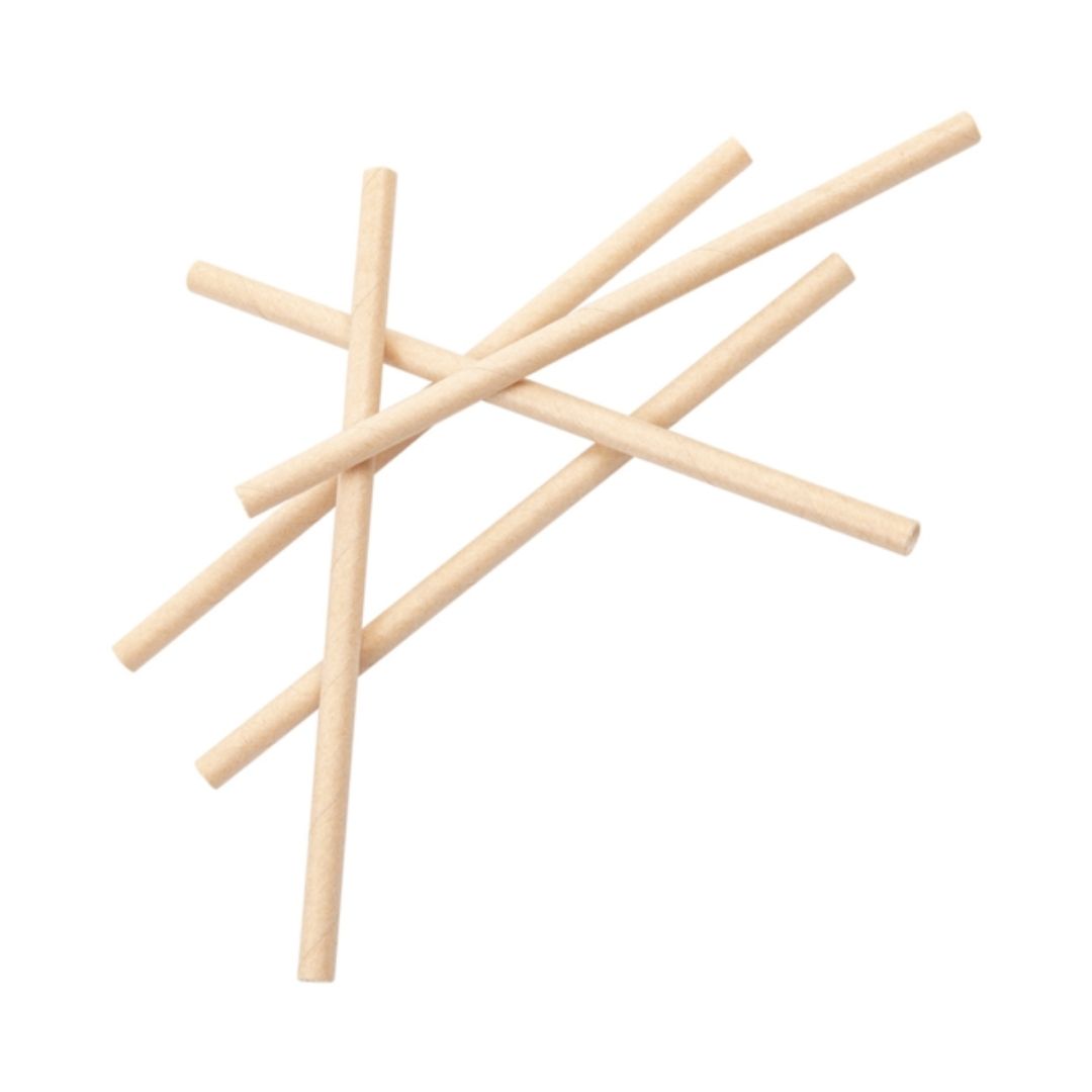 Garcia de Pou Palhinhas Direitas Cocktail Kraft 14 cm FSC