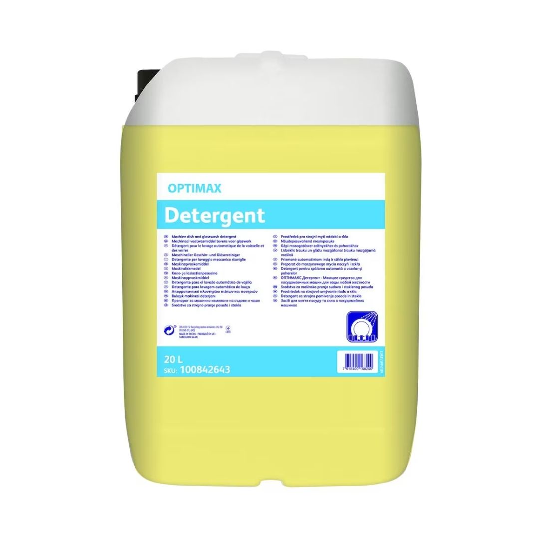 Diversey Optimax Detergent - Detergente alcalino para lavagem automática de loiça