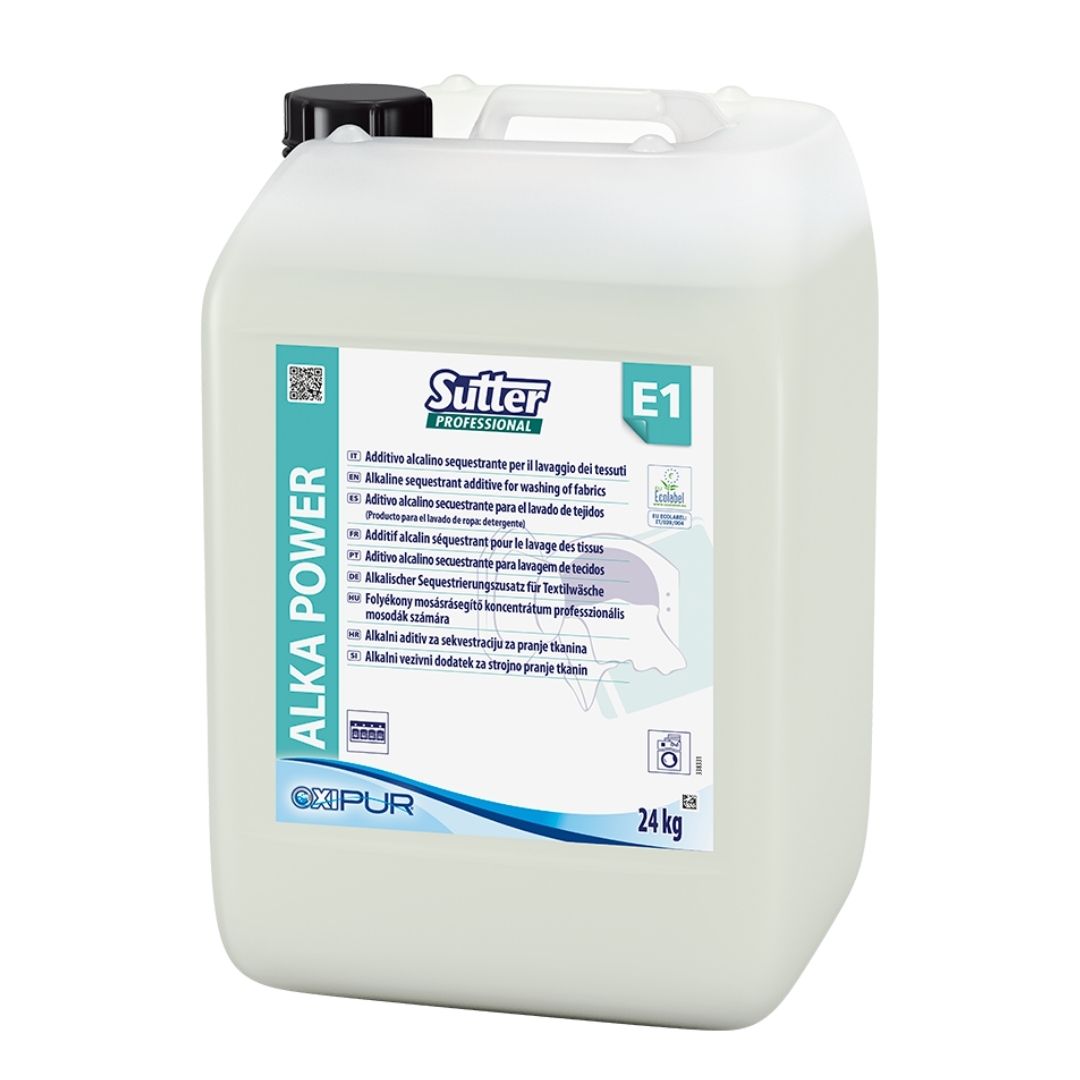Sutter Alka Power - Aditivo alcalino sequestrante para lavagem automática de roupa