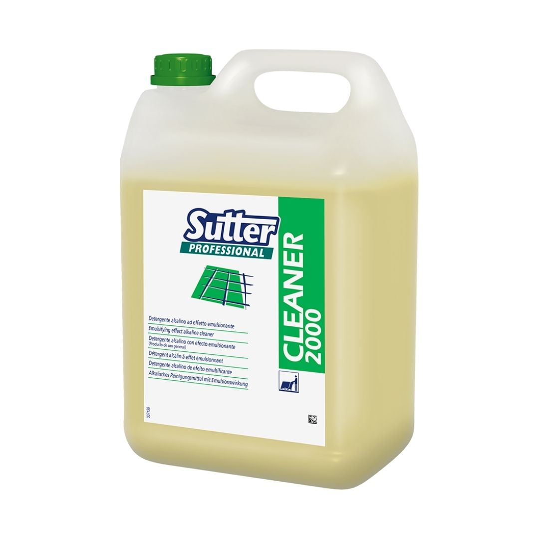 Sutter Cleaner 2000 - Detergente alcalino emulsificante para pavimentos e superfícies duras