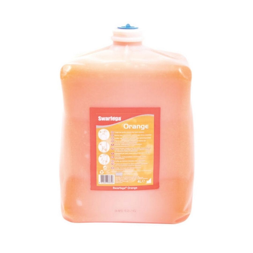 Swarfega Orange 4L – Limpador de Mãos para Sujidade Intensa com Exfoliante Natural