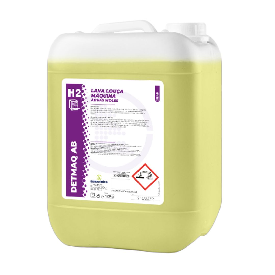 Egiquímica H2 Detmaq AB – Detergente Líquido para Máquina de Lavar Louça Profissional
