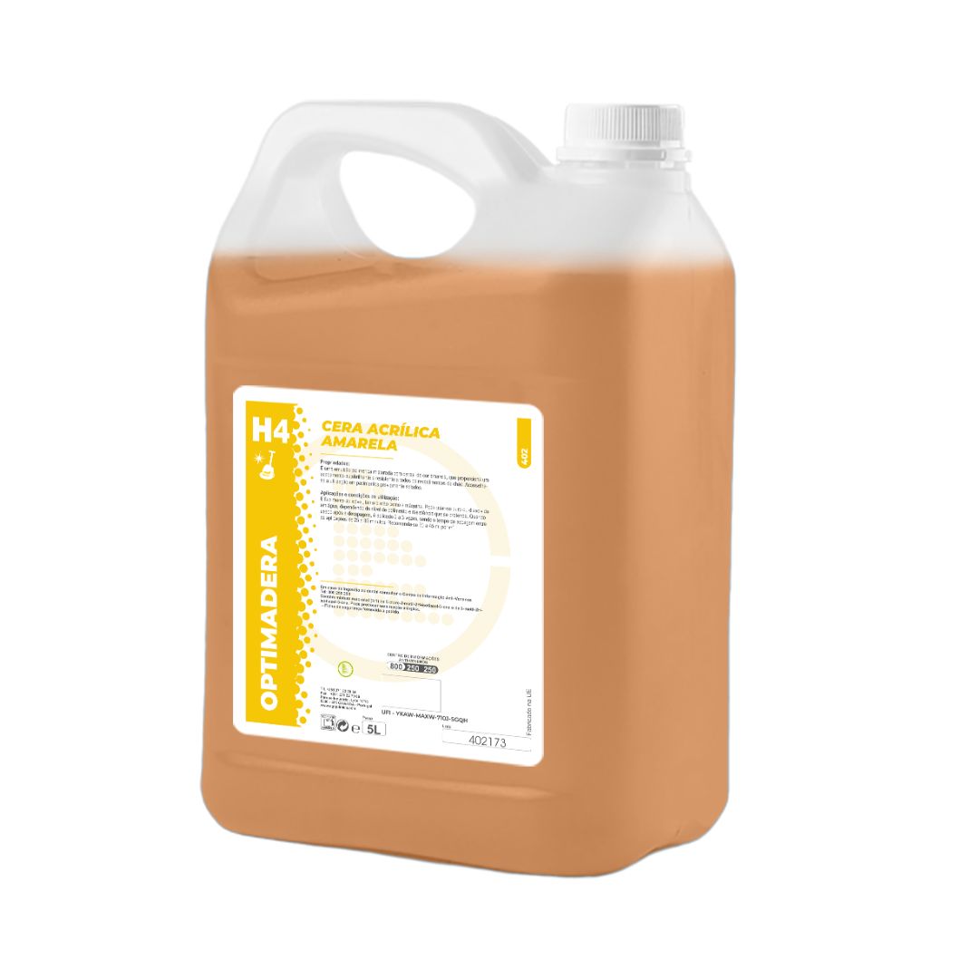 Egiquímica H4 Optimadera - Cera Acrílica Amarela para Polimento de Pavimentos