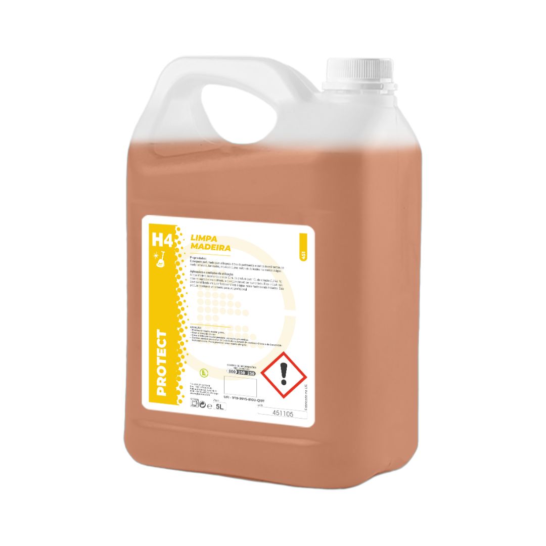 Egiquímica H4 Protect - Limpa Madeiras para Pavimentos e Superfícies Delicadas 5L