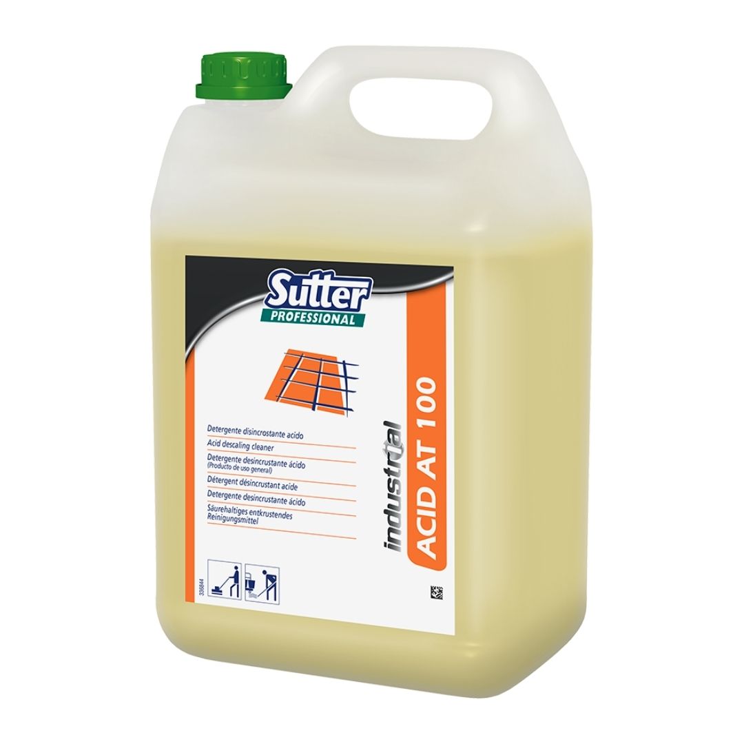 Sutter Acid AT 100 desincrustante ácido com fórmula tamponada para remoção de calcário e resíduos minerais