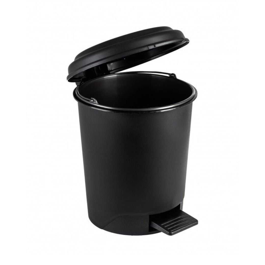 Balde preto c/ pedal 17,5Lt