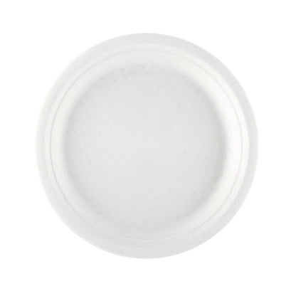 Garcia de Pou Prato Redondo em Bagaço Branco 23 cm Compostável