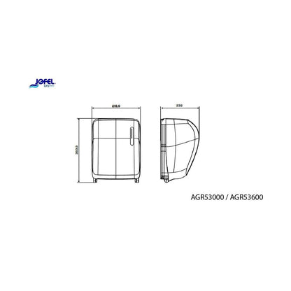 Dispensador Auto Corte ABS Timeless Preto