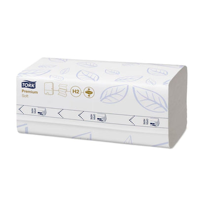 Tork Xpress 100889 – Toalhas de Mão Zig Zag Interfolha Compactas Premium H2