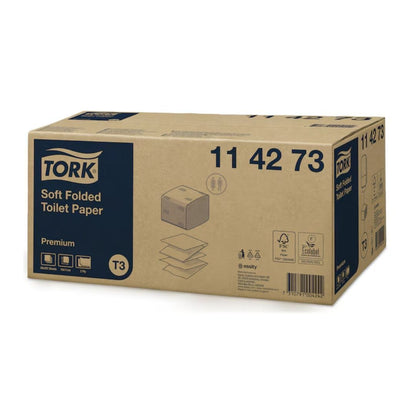 Tork Premium - Papel Higiénico Folha a Folha 2F (30x252)