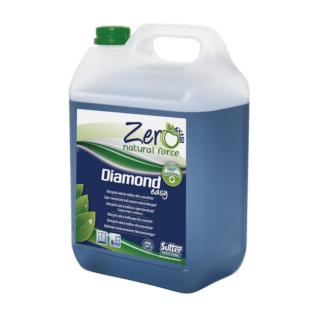 Sutter Diamond Easy detergente natural multisuperfícies super concentrado para limpeza diária com matérias-primas vegetais