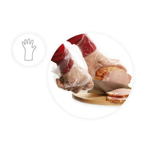 Luvas PE Incolor Texturadas “Palhaço” para proteção descartável em tarefas gerais em Embalagens de 100 Unidades