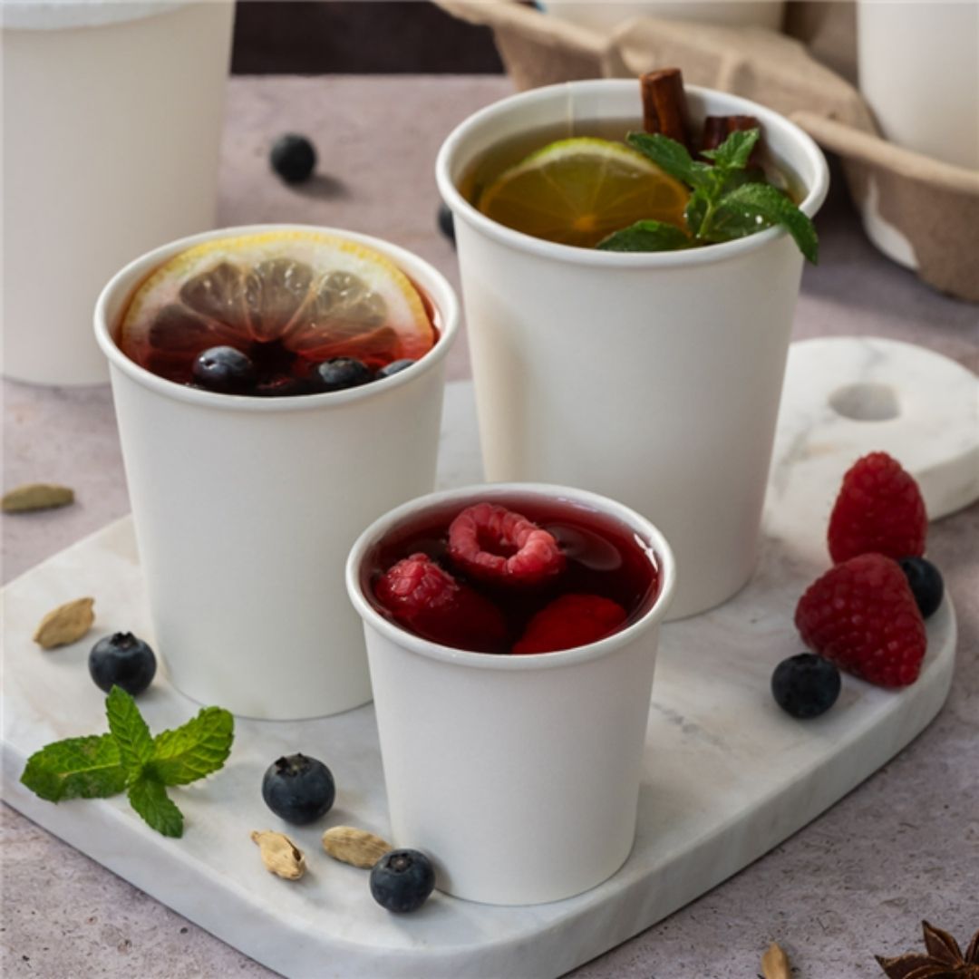 Garcia de Pou Espresso Copo de Cartolina Branco para Bebidas Quentes 55 ml