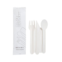 Garcia de Pou Talheres de Papel com Guardanapo Branco 15,8 cm