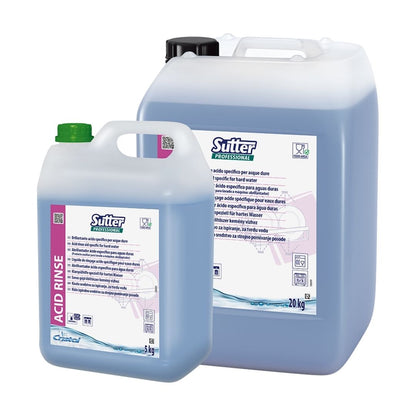 Sutter Acid Rinse . Abrilhantador Ácido para Lavagem Mecânica em Águas Duras com Secagem Rápida