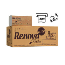 Renova Toalha de Mão Zig-Zag Love & Action 2 Folhas