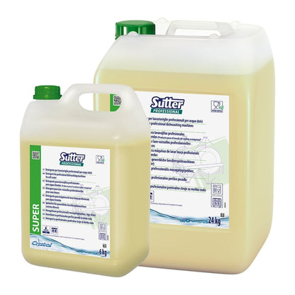 Sutter Super detergente alcalino concentrado para máquinas de lavar loiça profissionais em águas brandas