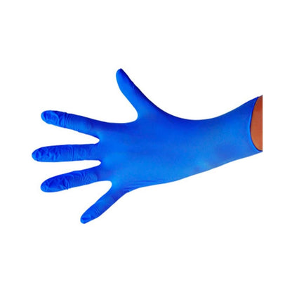 Sanyc Luva de Nitrilo Azul Sem Pó Sensitive em Caixa de 100 Unidades
