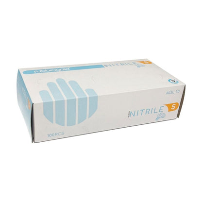 Rubbergold Luvas Exame Nitrilo Azul Sem Pó Pluma de elevada resistência e adaptabilidade em Caixas de 100 Unidades
