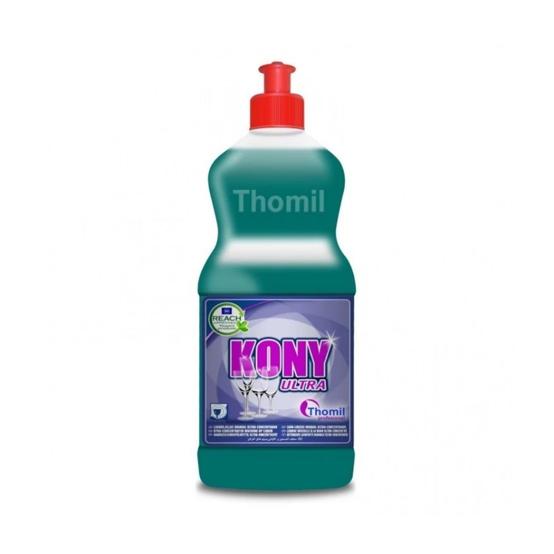 Thomil Kony Ultra – Detergente lava-louças manual ultraconcentrado com proteção das mãos