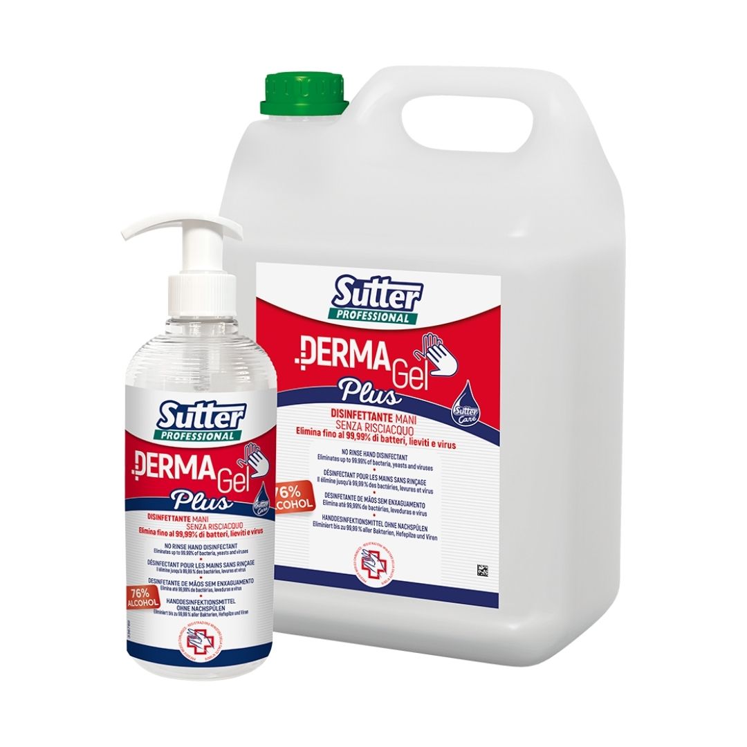 Sutter Dermagel Plus Gel - Desinfetante para Higienização das Mãos sem Enxaguar
