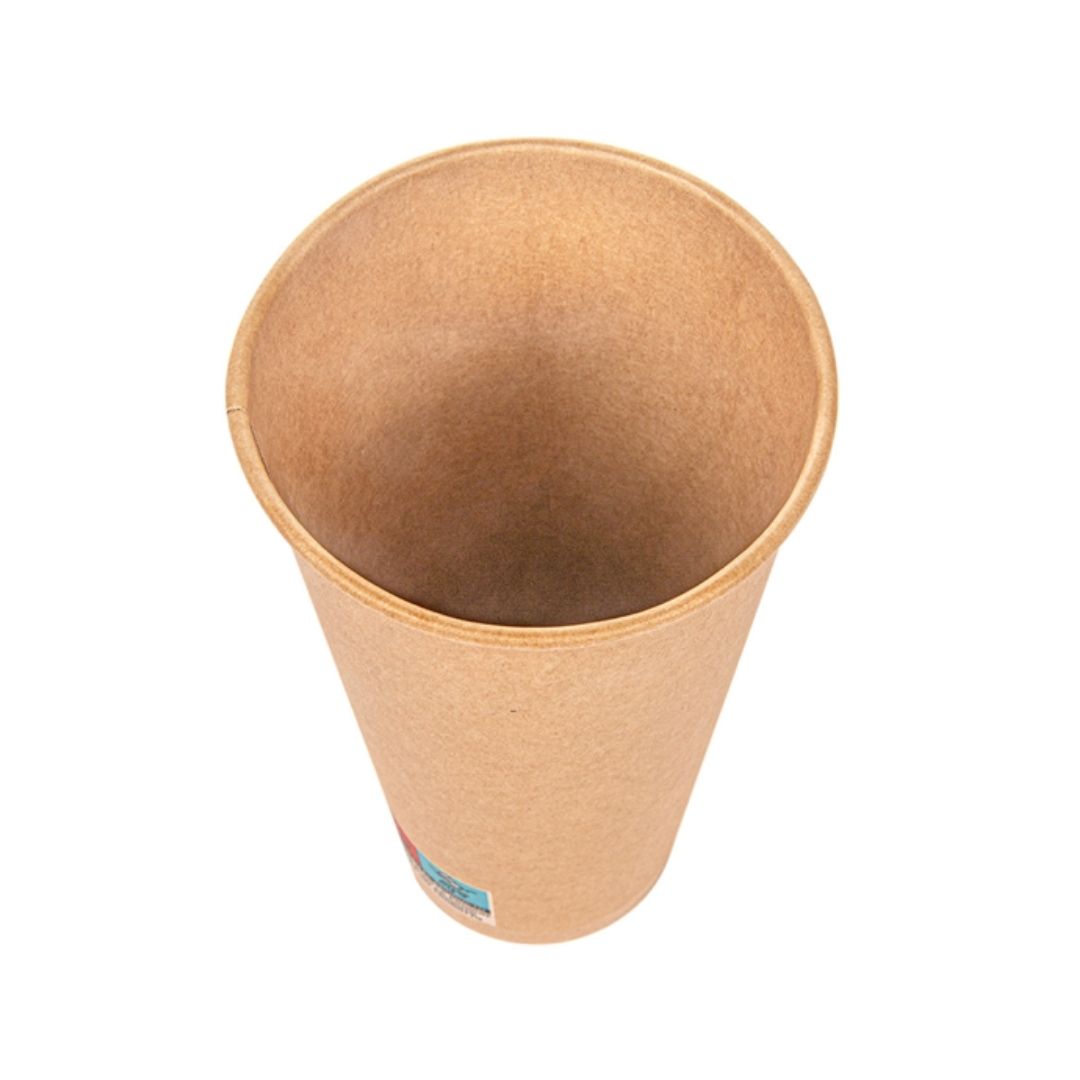 Garcia de Pou Copo de Cartolina Castanho 660 ml para Bebidas Frias e Quentes