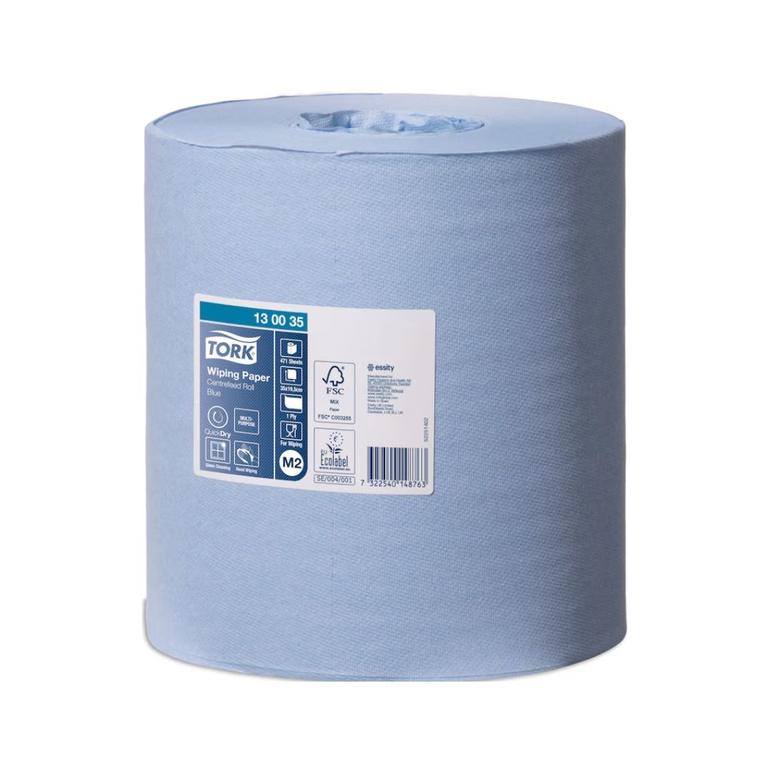 Tork 130035 – Papel de Remoção Alimentação Central Azul Sistema M2