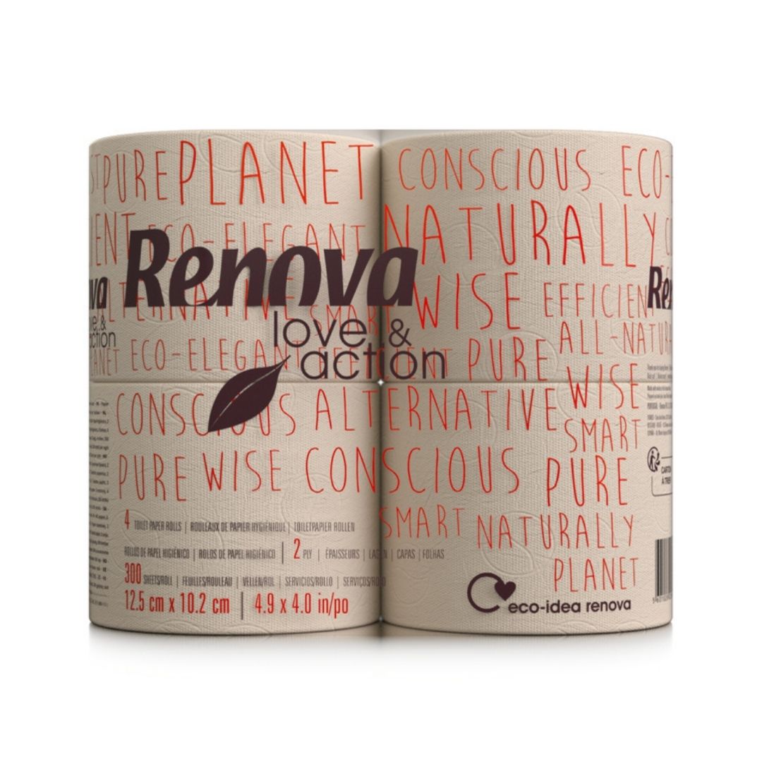 Renova Papel Higiénico Love & Action 2 Folhas