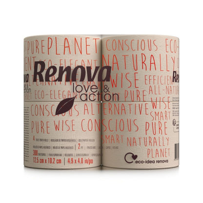 Renova Papel Higiénico Love & Action 2 Folhas