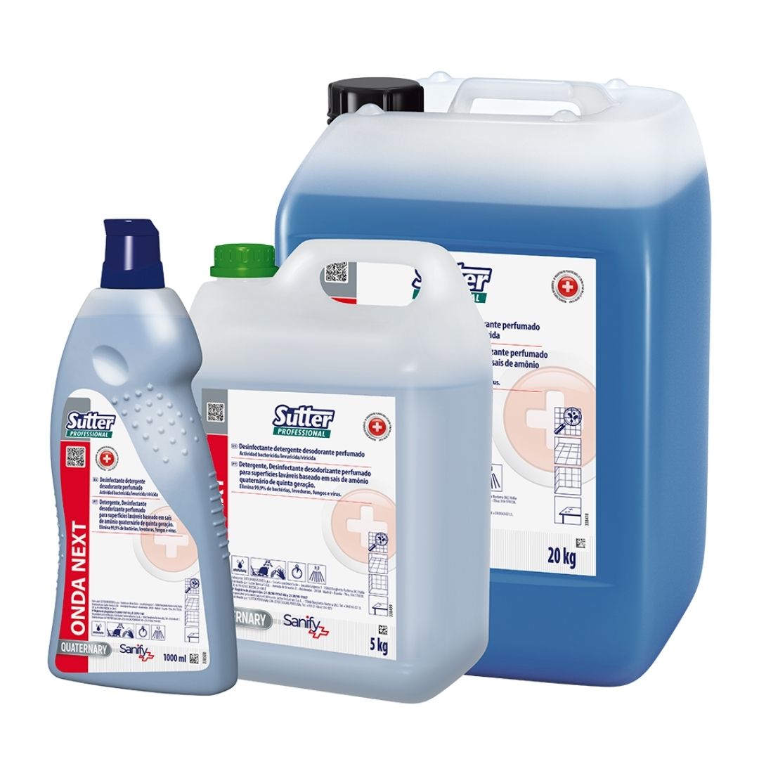 Sutter Onda Next - Detergente Desinfetante Perfumado para Superfícies Laváveis