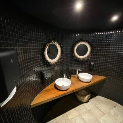 Saboneteira Cleanline Preta (Gel)