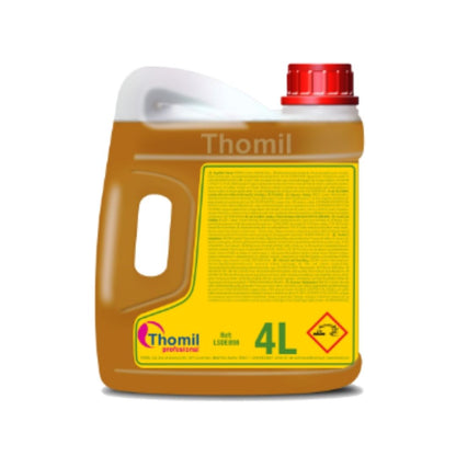 Thomil C-3000 Scrub – Desengordurante alcalino concentrado anti-marca para pavimentos industriais 4L