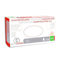 New Mark Luva de Látex Sem Pó em Caixa de 100 Unidades