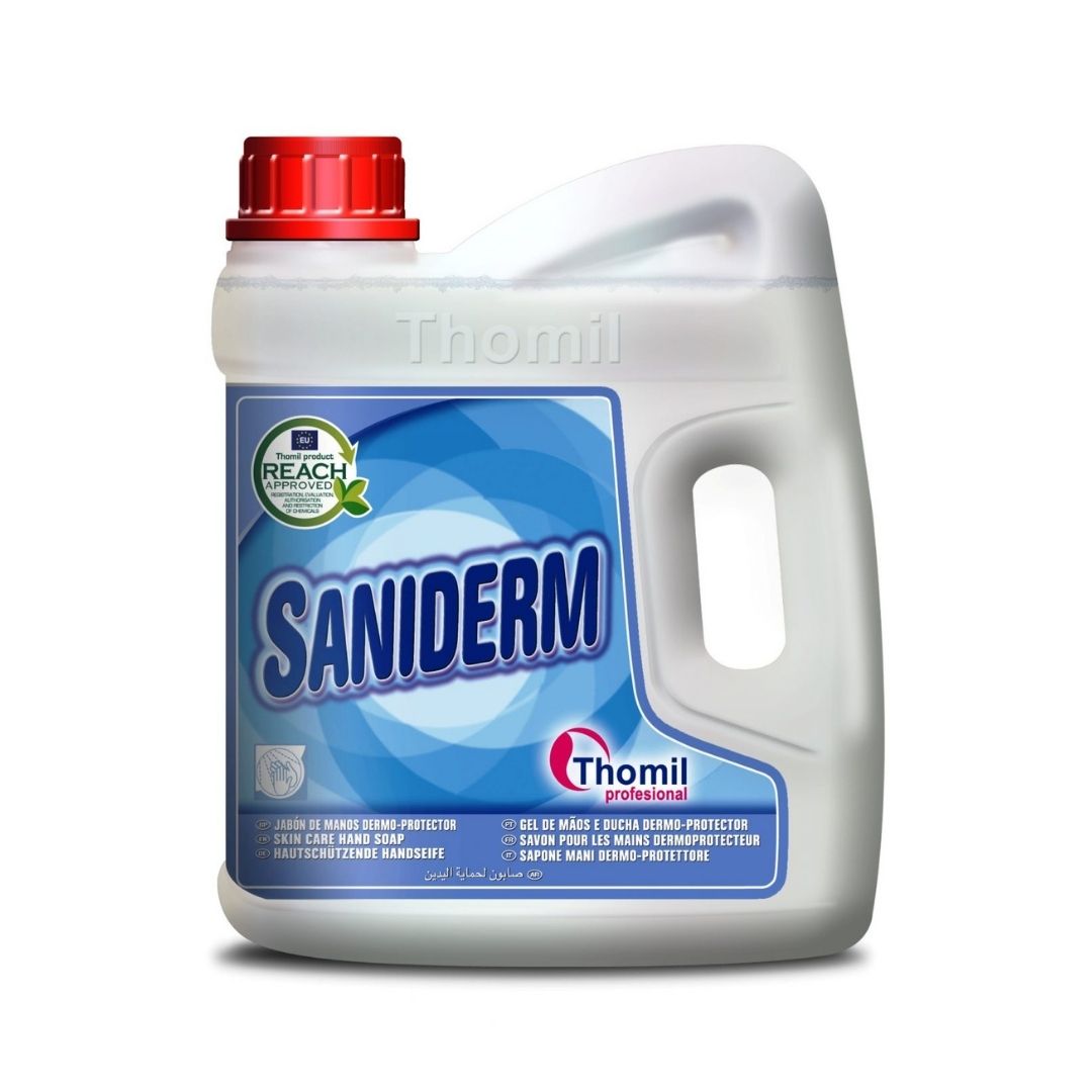 Thomil Saniderm – Gel Neutro Dermoprotetor para Corpo, Cabelo e Mãos