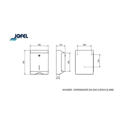 Toalheiro em Inox Jofel