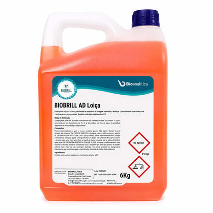 BioBrill AD Loiça – Detergente Alcalino Clorado para Máquinas de Lavar Loiça