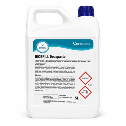 BioBrill Decapante – Removedor de Ceras Acrílicas para Pavimentos 5L