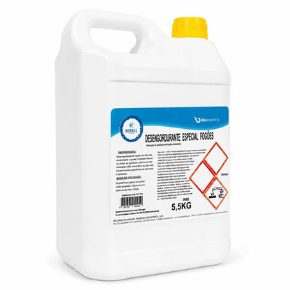 BioBrill Desengordurante Especial Fogões – Desengordurante Alcalino para Fogões Industriais 5L