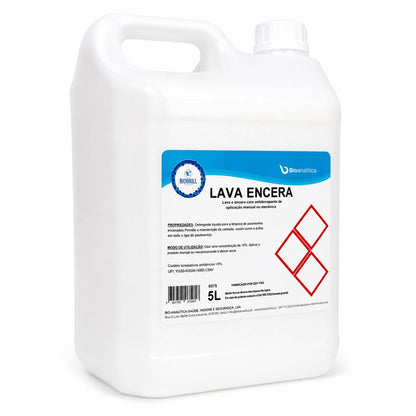 BioBrill Lava e Encera – Detergente com Cera Antiderrapante para Limpeza e Brilho de Pavimentos 5L