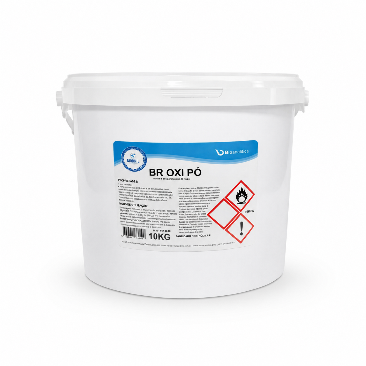 BioBrill BR Oxy Pó – Aditivo Oxigenado em Pó para Remoção de Nódoas na Roupa 10kg