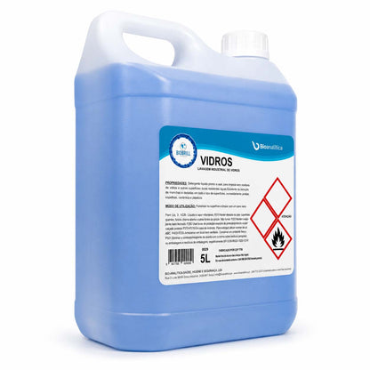 BioBrill Vidros – Detergente para Limpeza de Vidros e Superfícies Brilhantes 5L