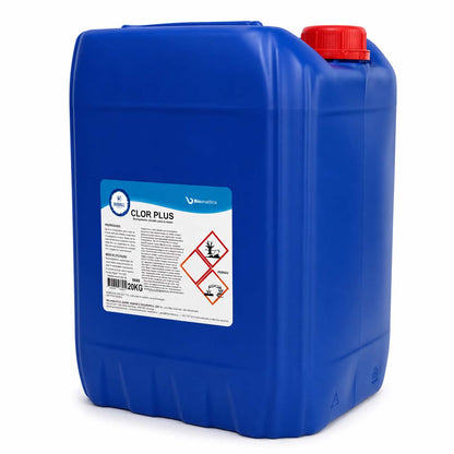 BioBrill Clor Plus – Branqueador Clorado para Roupa Branca em Lavandarias Profissionais 20L