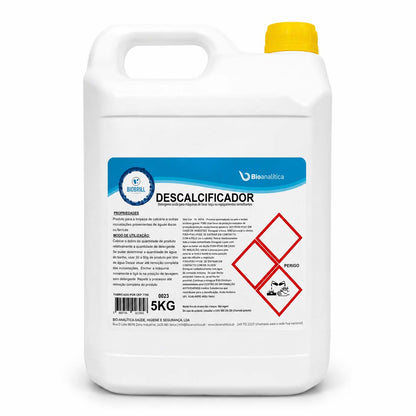 BioBrill Descalcificador  – Detergente Multisuperfícies para Limpeza Geral Perfumado 5L