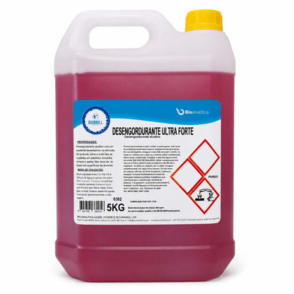 BioBrill Desengordurante Ultra Forte – Desengordurante Alcalino para Gorduras e Óleos Difíceis 5k