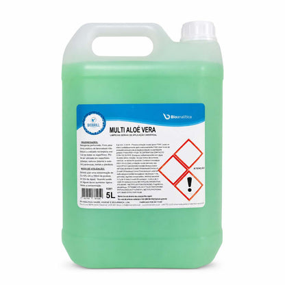 BioBrill Multi Aloe Vera – Detergente Multisuperfícies Neutro Perfumado para Limpeza Geral 5L