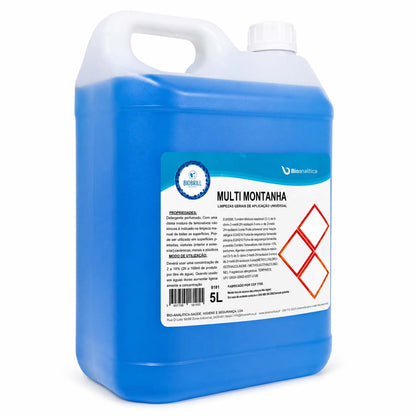 BioBrill Multi Montanha – Detergente Multisuperfícies Neutro Perfumado para Limpeza Geral 5L